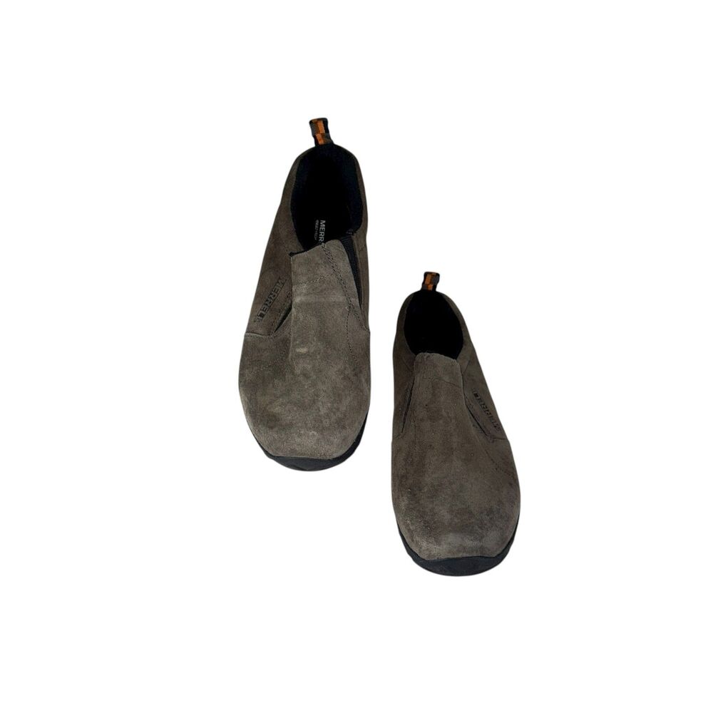 Merrell Jungle Moc Youth Kids Size 6.5M Brown Leather‎ Slip On Loafers J95635
